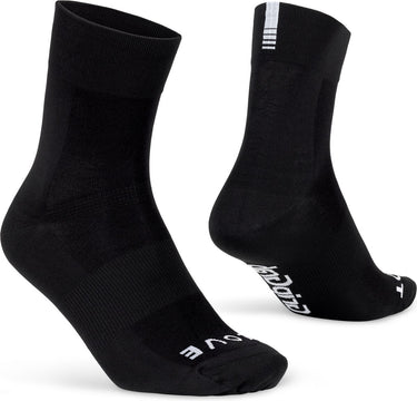 Gripgrab - lightweight sl performance zomer fietssokken 1 paar coolmax wielersport sokken regular cut - zwart - unisex - maat m (41-44)