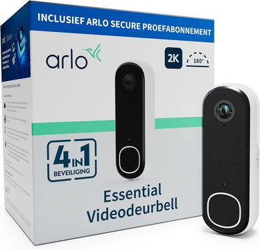 Arlo videodeurbel avd4001-100eus wit batterij