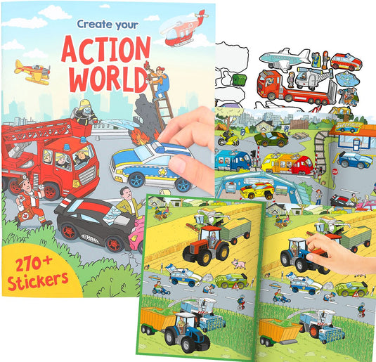 Depesche - create your action world stickerboek