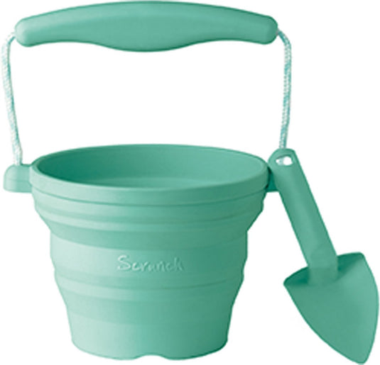 Scrunch speelgoedemmer - munt - opvouwbaar - recycleerbaar