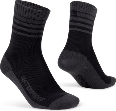 Gripgrab - merino-lined waterproof winter fietssokken gevoerd met merinowol - zwart - unisex - maat m