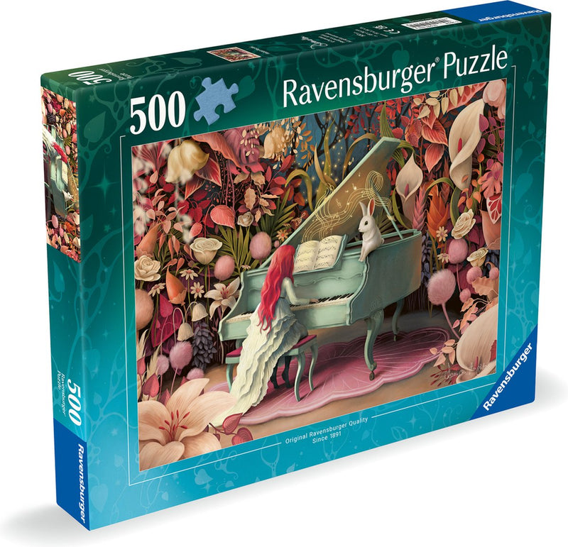 Afbeelding laden in galerijviewer, Ravensburger puzzel rabbit recital - legpuzzel - 500 stukjes
