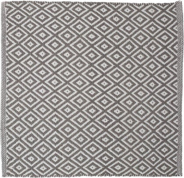 Sealskin - trellis badmat 60x60 cm - katoen - grijs