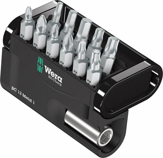 Wera 5057424001 12-delige bit-check 12 metal 1 bitset