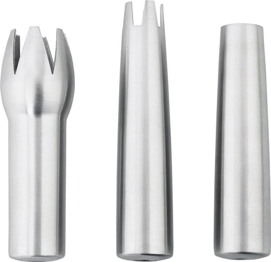 Isi spuitmondjes rvs blister - 3 stuks