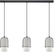Eglo muleges hanglamp - e27 - 96 cm - zwart wit