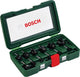 Bosch houtfrezen - 12-delig - 8 mm schacht