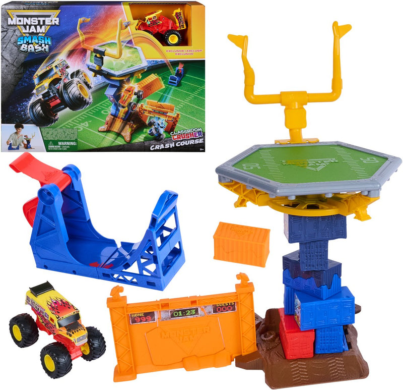 Afbeelding laden in galerijviewer, Monster jam spin master speelgoed crash course set met monstertruck 1:64.
