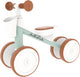 Chillafish loopfiets 1 jaar voor jongens en meisjes - loopwagen voor peuters - groen en bruin - lichtgewicht met verstelbaar stuur - stille anti slip banden voor binnen en buiten - model quadi