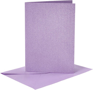 Creativ company http: www.cchobby.nl kaarten-en-enveloppen-afmeting-kaart-10-5x15-cm-afmeting-envelop-11-5x16-5-cm-parelmoer-120-210-gr-paars-4-set-1-doos