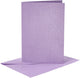 Creativ company http: www.cchobby.nl kaarten-en-enveloppen-afmeting-kaart-10-5x15-cm-afmeting-envelop-11-5x16-5-cm-parelmoer-120-210-gr-paars-4-set-1-doos