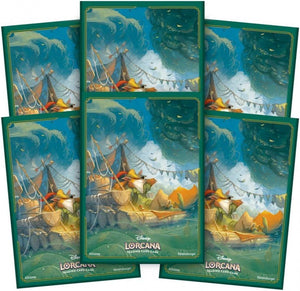 Disney lorcana card sleeves - robin hood - 65 stuks met matte finish