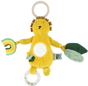 Trixie mr. lion hangend activiteitenspeeltje â€“ 3m+ â€“ met kralenring, spiegel knisperpapier