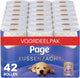 Page ® toiletpapier - kussenzacht wc papier - 42 rollen - ultiem comfort - voordeelverpakking