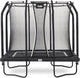 Salta premium black edition - 214 x 153 cm - rechthoekige trampoline met veiligheidsnet - zwart