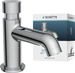 Schütte lima zelfsluitende fonteinkraan - koudwaterkraan - chroom