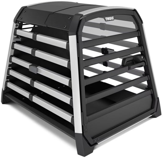 Thule allax compact transportbench - hondenautobench - grijs 77-82x65x65 cm m compact