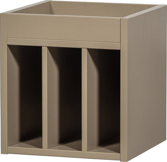 Woood turner platenkast - grenen - mud - 47x44x44