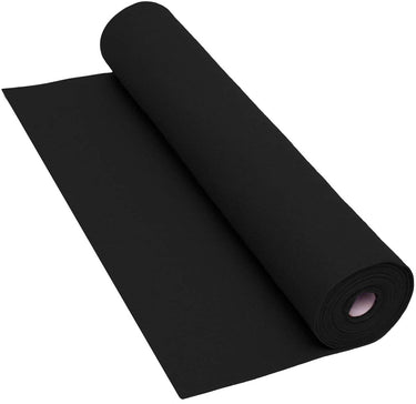 Colorations zwarte viltrol knutselmateriaal 160 gsm 5 meter x 45 cm.