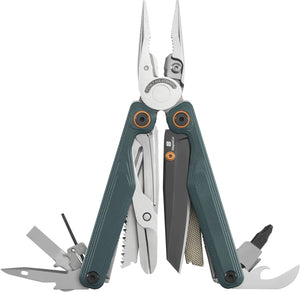 Leatherman - wave alpha multitool - 16 gereedschappen, cascadia