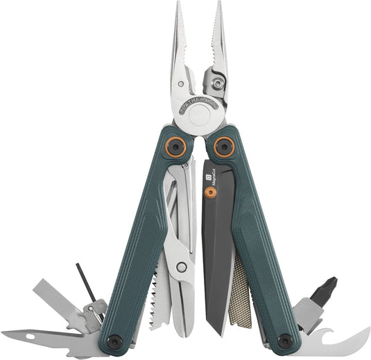 Leatherman - wave alpha multitool - 16 gereedschappen, cascadia