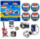 Max zuru retro - camera, gitaar, spelcomputer en cassetespeler - 4-pack