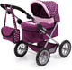 Bayer design - poppenwagen trendy - paars met hartjes