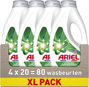 Ariel vloeibaar wasmiddel original - 4 x 20 wasbeurten