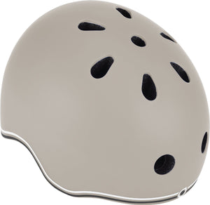 Globber fietshelm - go up sage - xxs xs (45 tot 51cm verstelbaar) - met verlichting - zandkleur