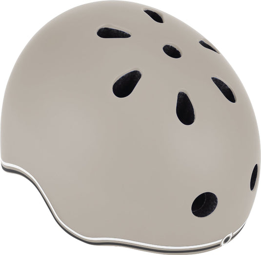 Globber fietshelm - go up sage - xxs xs (45 tot 51cm verstelbaar) - met verlichting - zandkleur