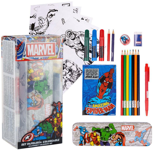 Avengers marvel tekenset tekendoos tekenen - 25 pieces