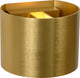 Lucide xio - wandlamp - led dimbaar - g9 - 1x3,5w 2700k - verstelbare stralingshoek - mat goud messing