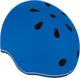 Globber kinderhelm - go up - blauw - verstelbaar 45-51cm - met verlichting - sterke polycarbonaat buitenschaal