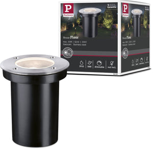 Paulmann grondinbouwlamp floor ip65 110 mm max. 10w 230v edelstaal edelstaal
