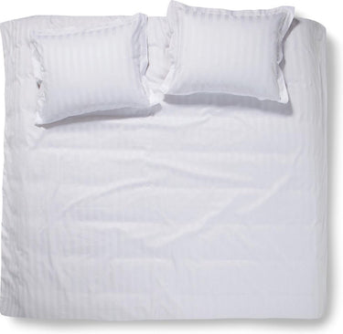 Damai linea - dekbedovertrek - tweepersoons - 200 x 200 220 cm - wit