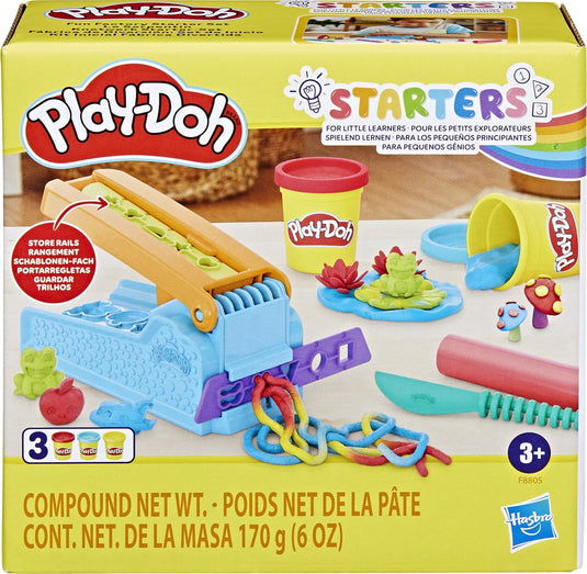 Play-doh fun factory start set speelset - boetseerklei - inclusief 3 potjes - knutselen voor kinderen
