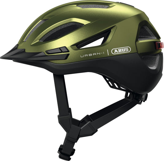 Abus fietshelm urban-i 4.0 ace pepper green s - 51-55 cm - groen - geschikt voor gebruik op elektrische fietsen - stadsfietsen - 260 g s