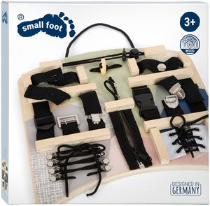 Small foot - houten activiteitenbord vergrendelingen en verbindingen