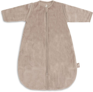 Jollein slaapzak baby met afritsbare mouw rond 60cm - milky coffee