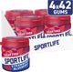 Sportlife strawberry blueberry jar (4x 99gr)