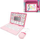 Lexibook hello kitty stitch tweetalige educatieve laptop – 124 activiteiten in het engels en frans