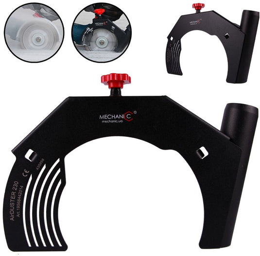 Mechanic airduster 230 - slijpmachine accessoire - stofafzuiging - 230mm