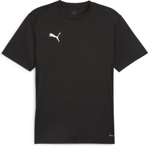 Puma teamgoal jersey heren sportshirt - black- white-flat dark gray l