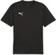 Puma teamgoal jersey heren sportshirt - black- white-flat dark gray l