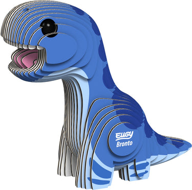 Eugy 3d puzzel - bronto - prehistorie - duurzaam - verzamel ze allemaal - 6 jaar