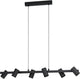 Eglo gatuela 1 hanglamp - e14 - 116 cm - zwart