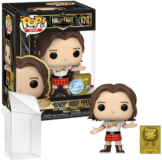 Funko pop! wwe: “rowdy” roddy piper (hall of fame)