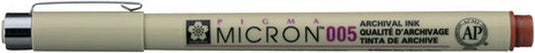 Sakura pigma micron 005 pen bruin