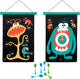 Scratch magnetische darts - monsters (l) - 36x55cm - 2-zijdig - 5 jaar