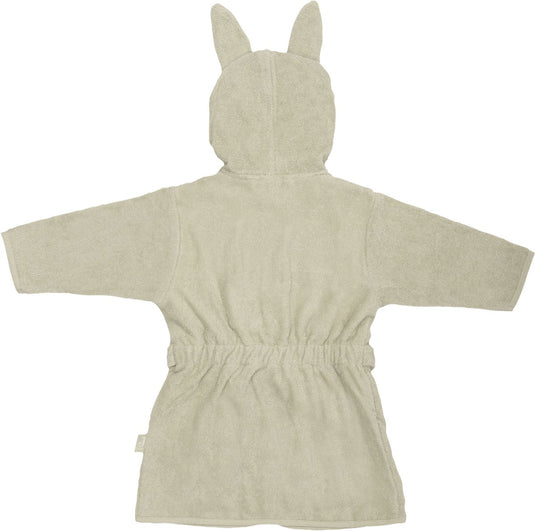 Jollein badjas - 100% badstof - 1-2 jaar - soft matcha